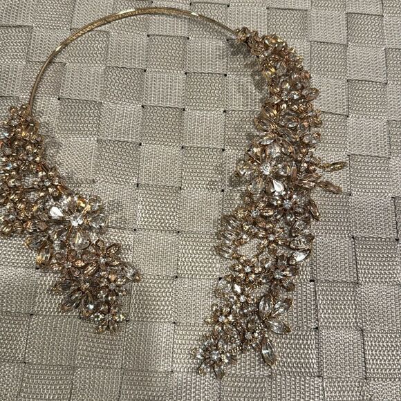 BCBGMAXAZRIA Gold and Silver Crystal Necklace - Picture 1 of 5